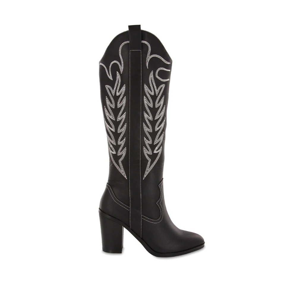 Western knee high boots